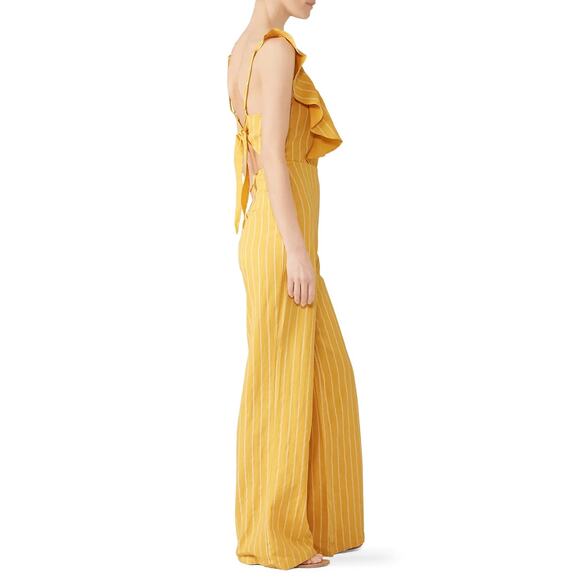 léRumi Reagan Jumpsuit – Yellow Stripe – Size Medium – Excellent Condition - Picture 9 of 9
